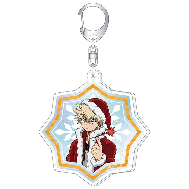 僕のヒーローアカデミア メリれ！クリスマス！ ラメ入りアクリルキーホルダー 爆豪勝己
