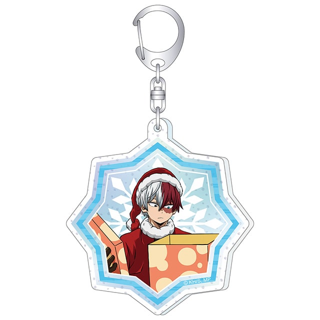 僕のヒーローアカデミア メリれ！クリスマス！ ラメ入りアクリルキーホルダー 轟 焦凍