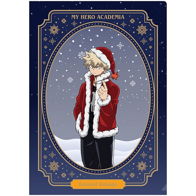 僕のヒーローアカデミア メリれ!クリスマス! クリアファイル 爆豪勝己