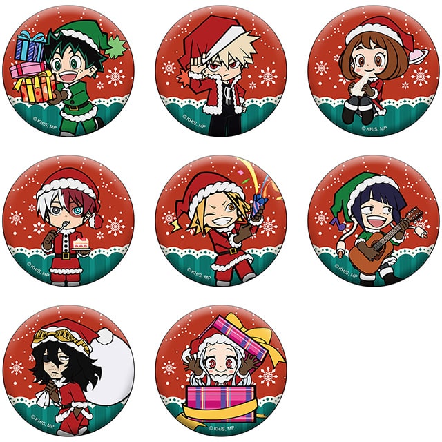 僕のヒーローアカデミア メリれ！クリスマス！ 缶バッジコレクション 【全8種】 コンプリートセット