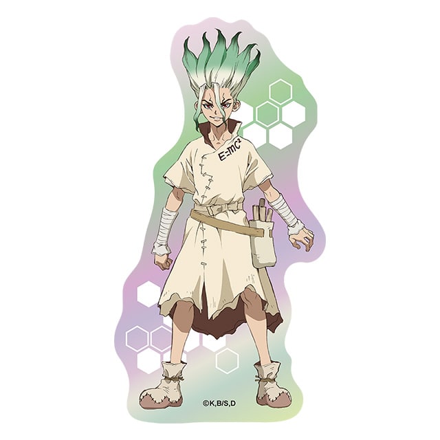 Dr.STONE オーロラステッカー 石神千空