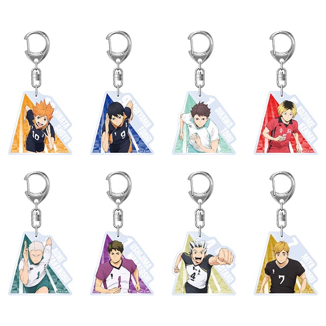 アニメ 「ハイキュー!! 」 10th イベント -NEXT STEP- トレーディングアクリルキーホルダー【全8種】 ランダム1個