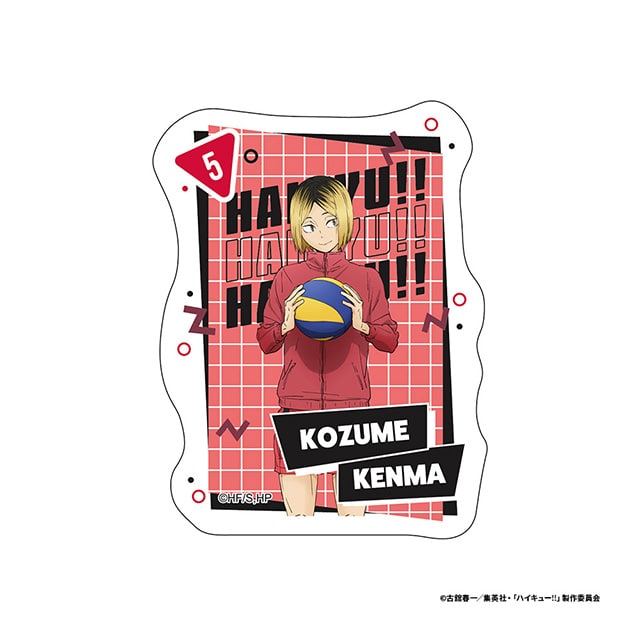 ハイキュー!! ダイカットステッカー＜10周年記念展描き下ろし 孤爪研磨＞