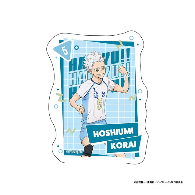 ハイキュー!! ダイカットステッカー＜10周年記念展描き下ろし 星海光来＞