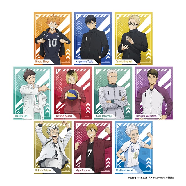 ハイキュー!! クリアカードコレクション＜10周年記念展描き下ろし＞全10種 コンプリートセット