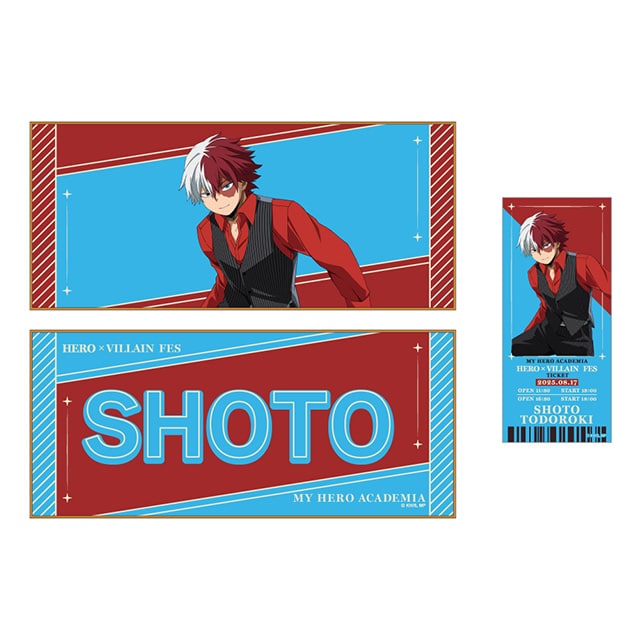 『僕のヒーローアカデミア』HERO×VILLAIN FES. キャラクタークロス＆チケット風カードセット 轟 焦凍