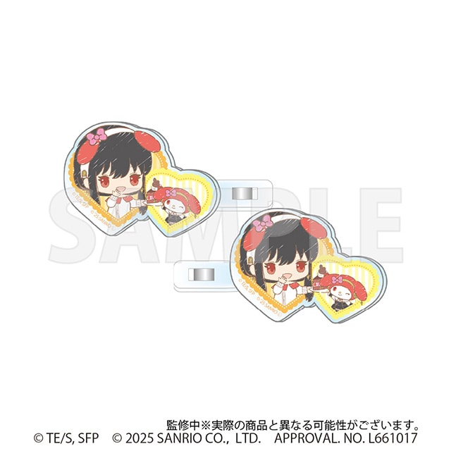 SPY×FAMILY・サンリオキャラクターズ マルチクリップ2個セット ヨル・フォージャー＆マイメロディ