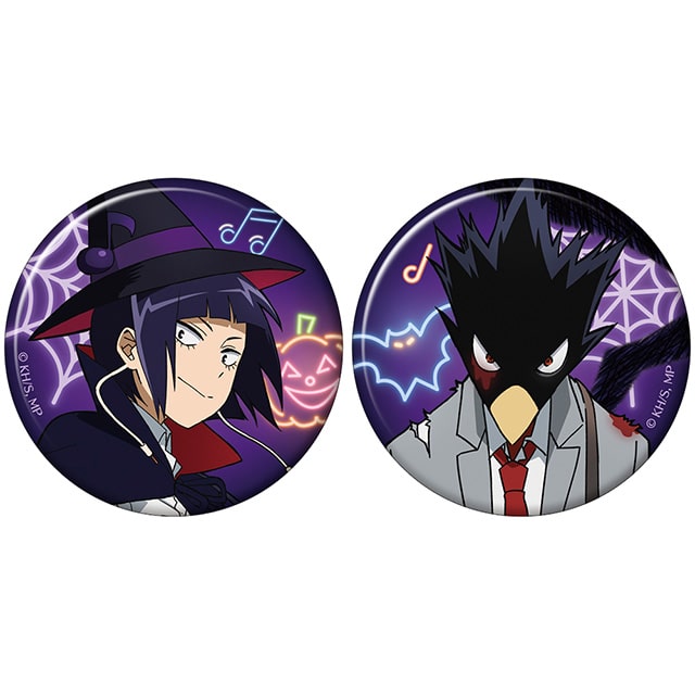 僕のヒーローアカデミア 缶バッジセット ハロウィン(耳郎・常闇)