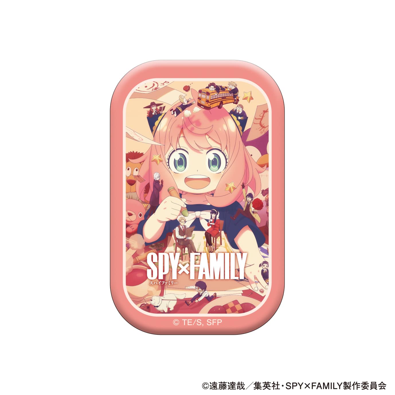 SPY×FAMILY スクエア缶バッジ Season 3メインビジュアル