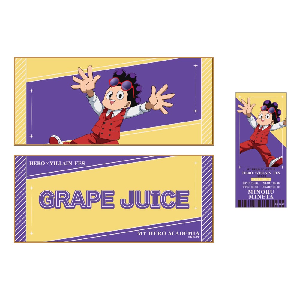 僕のヒーローアカデミア HERO×VILLAIN FES. キャラクタークロス＆チケット風カードセット 峰田 実