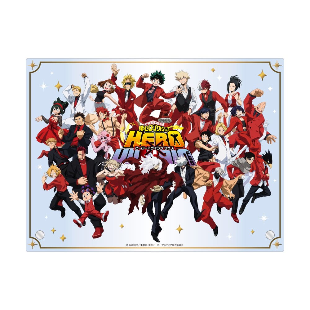 僕のヒーローアカデミア HERO×VILLAIN FES. アクリルパネル コンプリートビジュアル