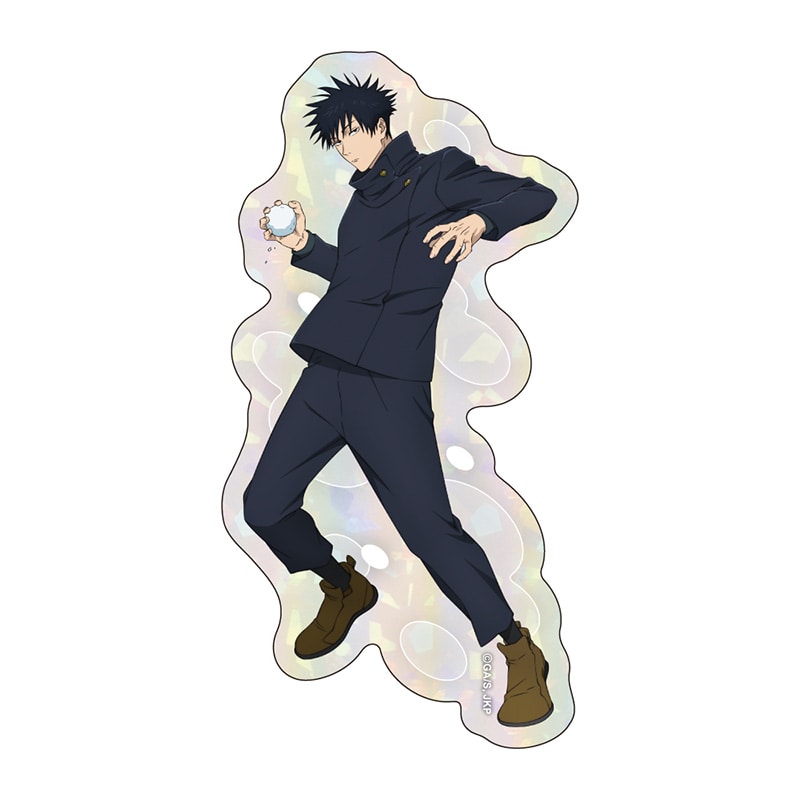 呪術廻戦 ホログラムダイカットステッカー 伏黒 恵 雪遊びVer.