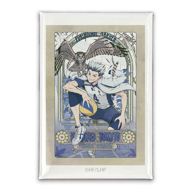 ハイキュー!! 木兎光太郎 スクエア缶バッジ 飛翔Ver.