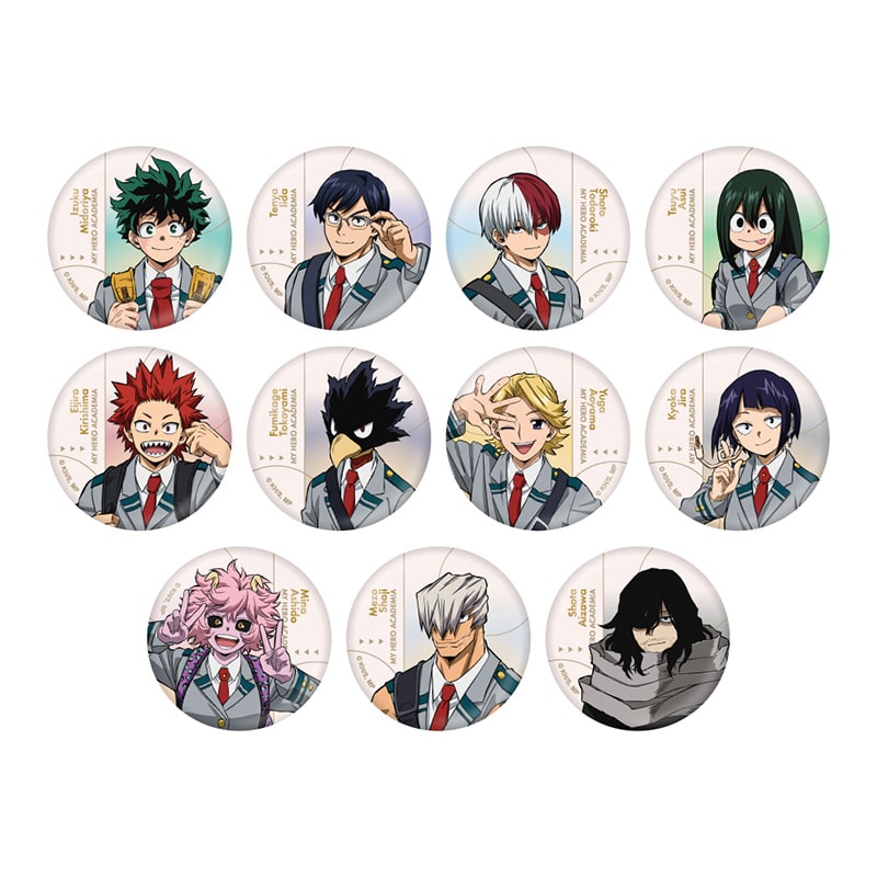 僕のヒーローアカデミア エピローグビジュアル トレーディング箔押し缶バッジ A 【全11種】 ランダム1個