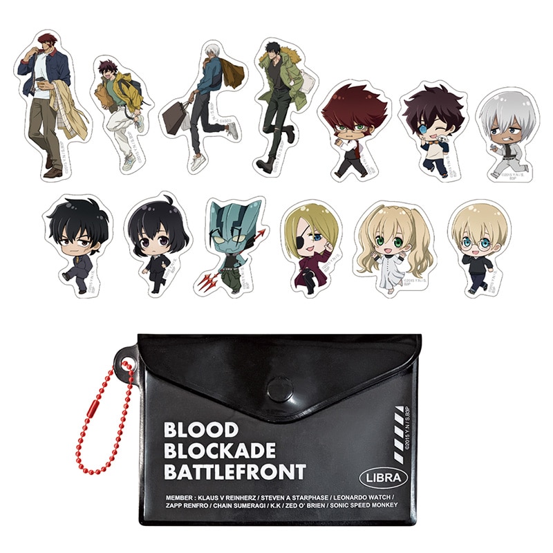 血界戦線 ケース付きステッカー 描きおろしビジュアル＆ちびキャラ