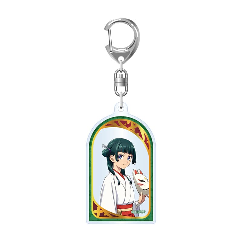 薬屋のひとりごと 箔押しアクリルキーホルダー 猫猫（狐の里Ver.）