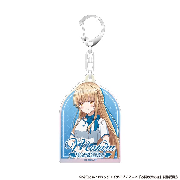 お隣の天使様にいつの間にか駄目人間にされていた件２ ホログラムアクリルキーホルダー 椎名真昼（ホワイト） AJ2026 Ver.