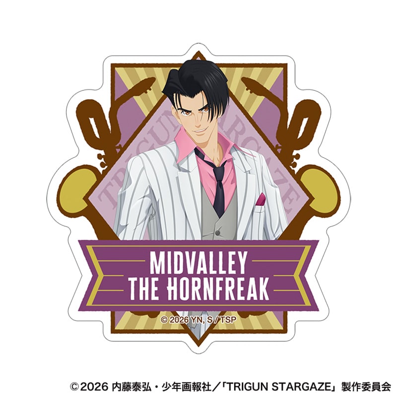 TRIGUN STARGAZE ステッカー ミッドバレイ・ザ・ホーンフリーク