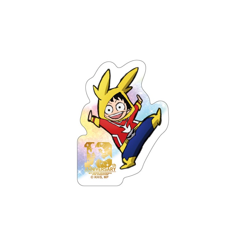 僕のヒーローアカデミア TVアニメ10周年スペシャルビジュアル ダイカットステッカー  A