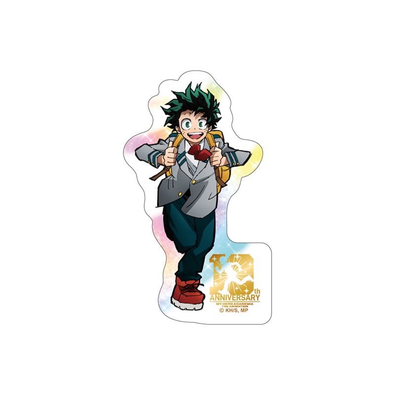 僕のヒーローアカデミア TVアニメ10周年スペシャルビジュアル ダイカットステッカー  D