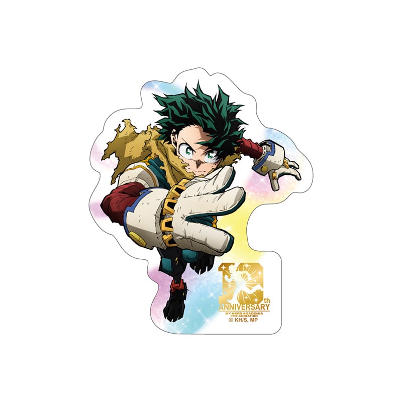 僕のヒーローアカデミア TVアニメ10周年スペシャルビジュアル ダイカットステッカー  J