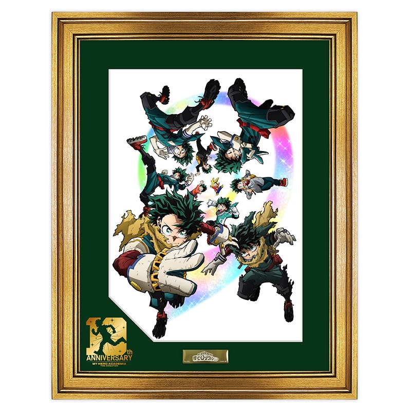 僕のヒーローアカデミア TVアニメ10周年スペシャルビジュアル A4キャラファイングラフ
