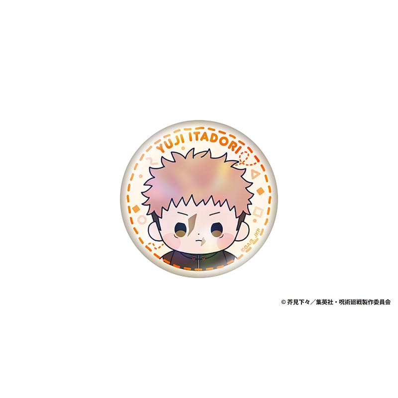 呪術廻戦 死滅回游 もっちび ホログラム缶バッジ 虎杖悠仁