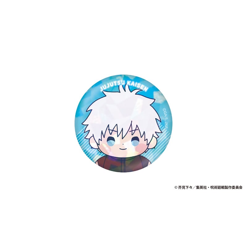 アニメ『呪術廻戦』5周年 もっちび ホログラム缶バッジ 五条 悟