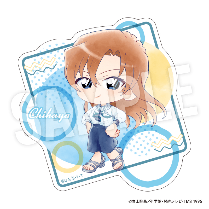 TVアニメ「名探偵コナン」 ダイカットクリアステッカー Seasideデフォルメ （萩原千速）