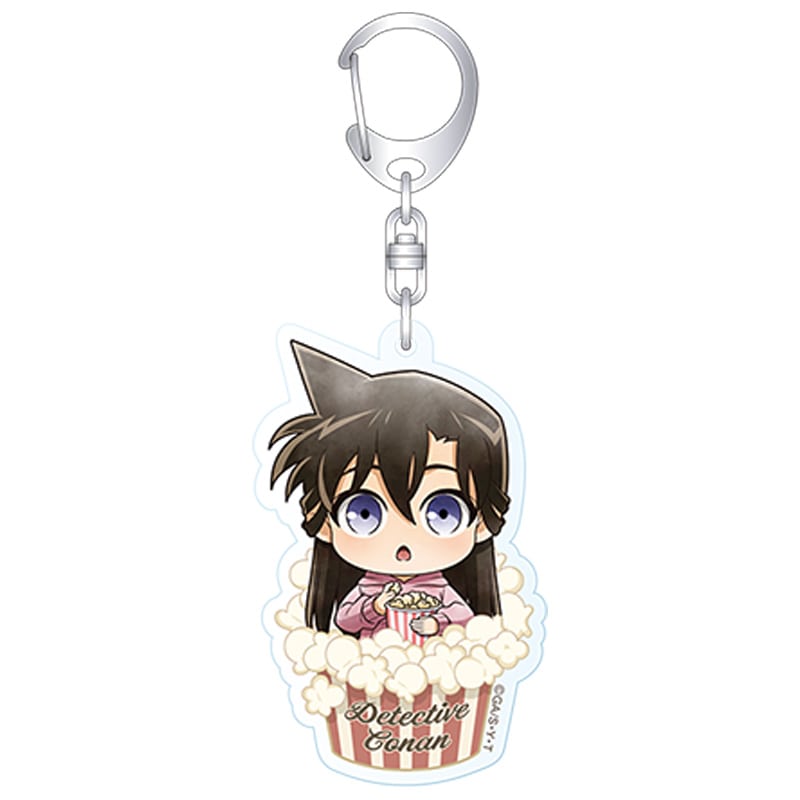 TVアニメ「名探偵コナン」アクリルキーホルダー 毛利 蘭 ミニキャラ 映画鑑賞