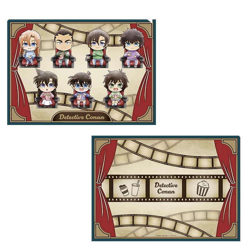 TVアニメ「名探偵コナン」 クリアファイル 集合 ミニキャラ 映画鑑賞