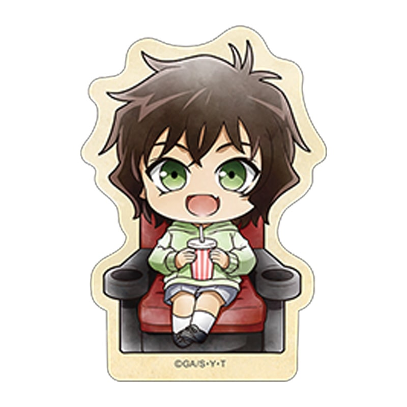 TVアニメ「名探偵コナン」 ステッカー 世良真純 ミニキャラ 映画鑑賞