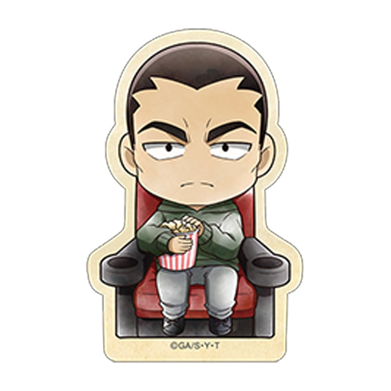 TVアニメ「名探偵コナン」 ステッカー 横溝重悟 ミニキャラ 映画鑑賞