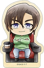 TVアニメ「名探偵コナン」 ステッカー 萩原研二 ミニキャラ 映画鑑賞