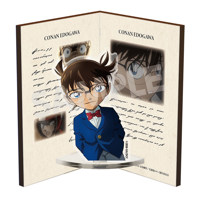 劇場版『名探偵コナン ハイウェイの堕天使』 ブック型アクリル&ウッドスタンド 江戸川コナン