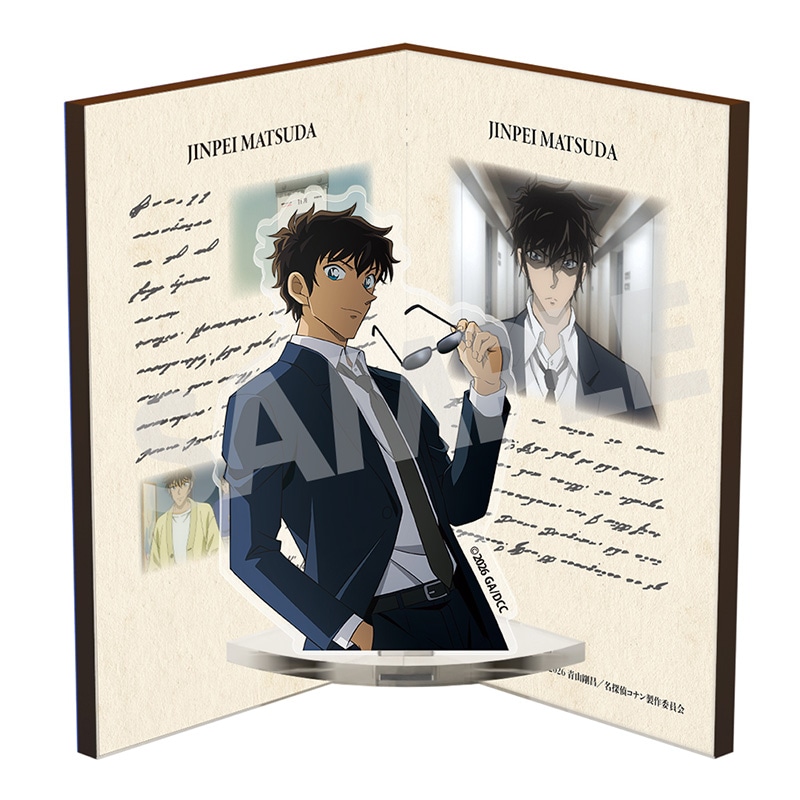 劇場版『名探偵コナン ハイウェイの堕天使』 ブック型アクリル&ウッドスタンド 松田陣平