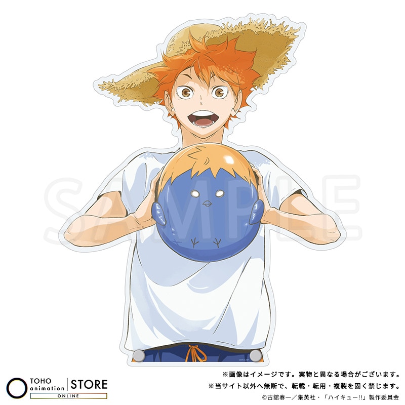 ハイキュー!! ダイカットアクリルパネル 日向翔陽 ビーチボールVer.