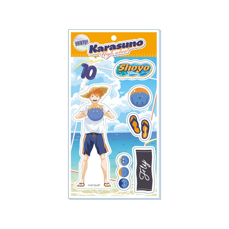 ハイキュー!! アクリルステッカー 日向翔陽 ビーチボールVer.