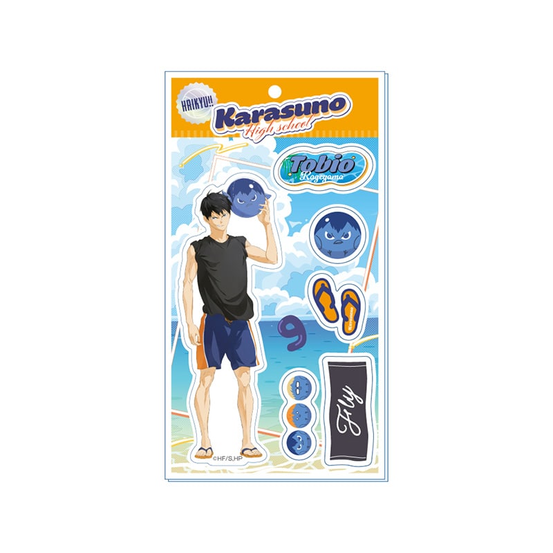 ハイキュー!! アクリルステッカー 影山飛雄 ビーチボールVer.