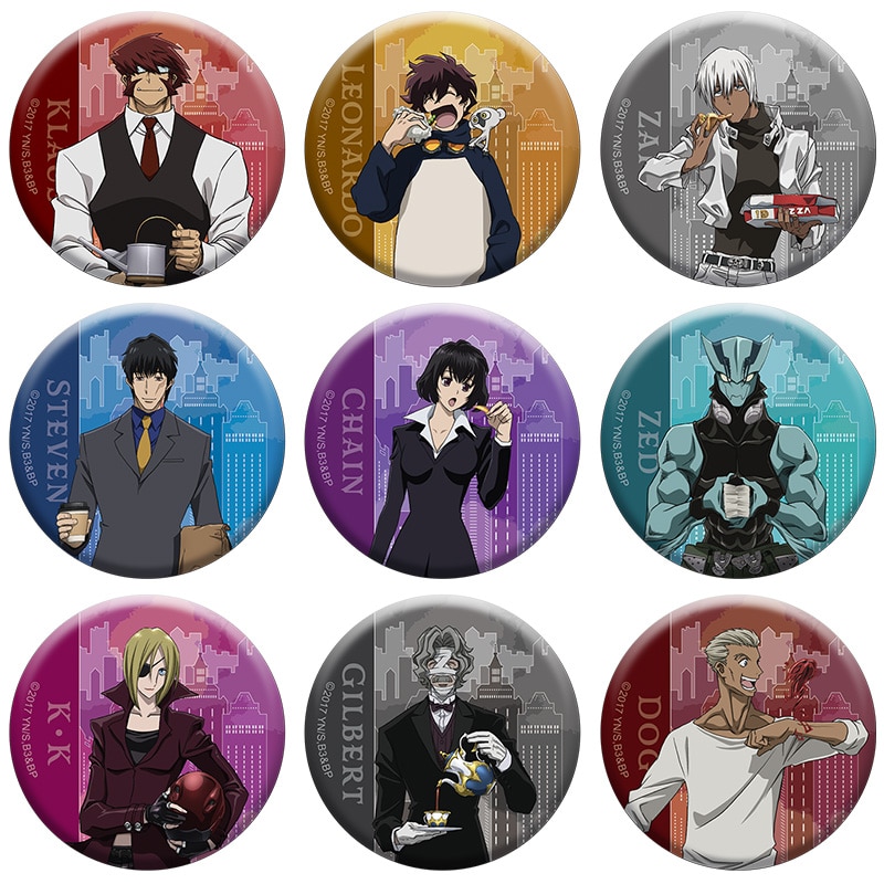 血界戦線 & BEYOND トレーディング缶バッジ【全9種】ランダム1個