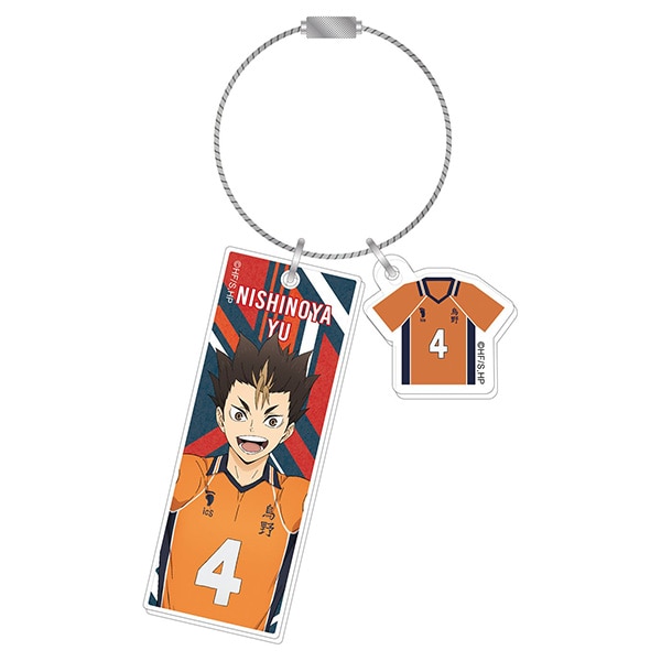 ハイキュー!! 2連アクリルキーホルダー 西谷 夕 みんなの背番号！