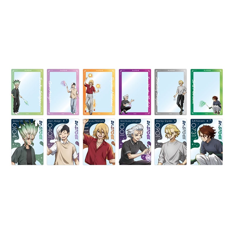 Dr.STONE トレーディングクリアカード【全12種】 コンプリートセット