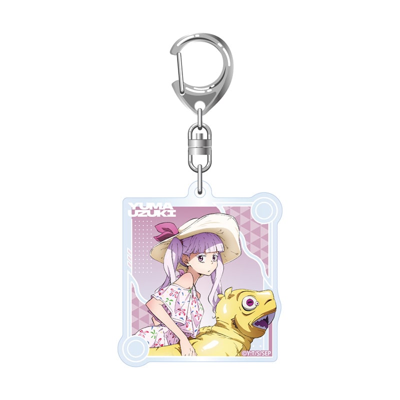 スノウボールアース アクリルキーホルダー 卯月ゆま HOT POOL Ver.