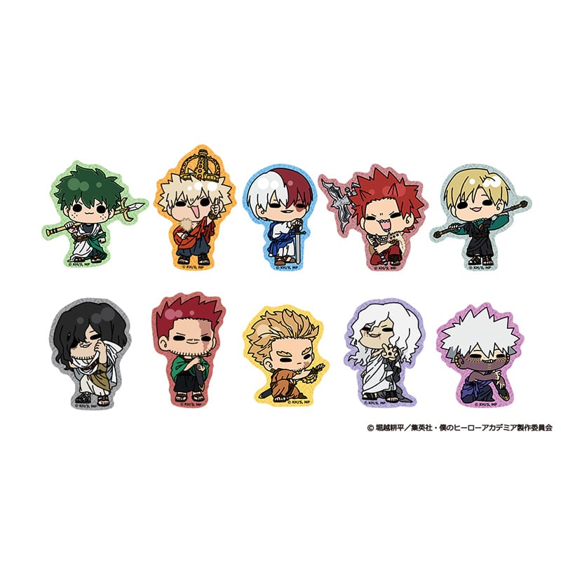 僕のヒーローアカデミア 十傑シリーズ「REUNION Ver.」 mochocho トレーディングステッカー 【全10種】 ランダム1個