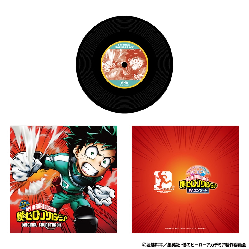 僕のヒーローアカデミア レコード風コースター 1