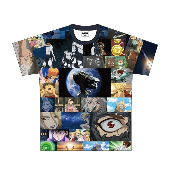 Dr.STONE メモリアル場面写フルグラフィックTシャツ