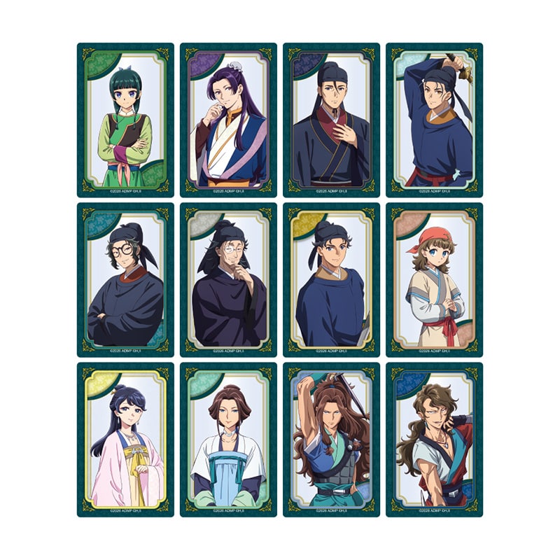 『劇場版 薬屋のひとりごと 亡妃の秘宝』 トレーディングクリアカード【全12種】ランダム1個
