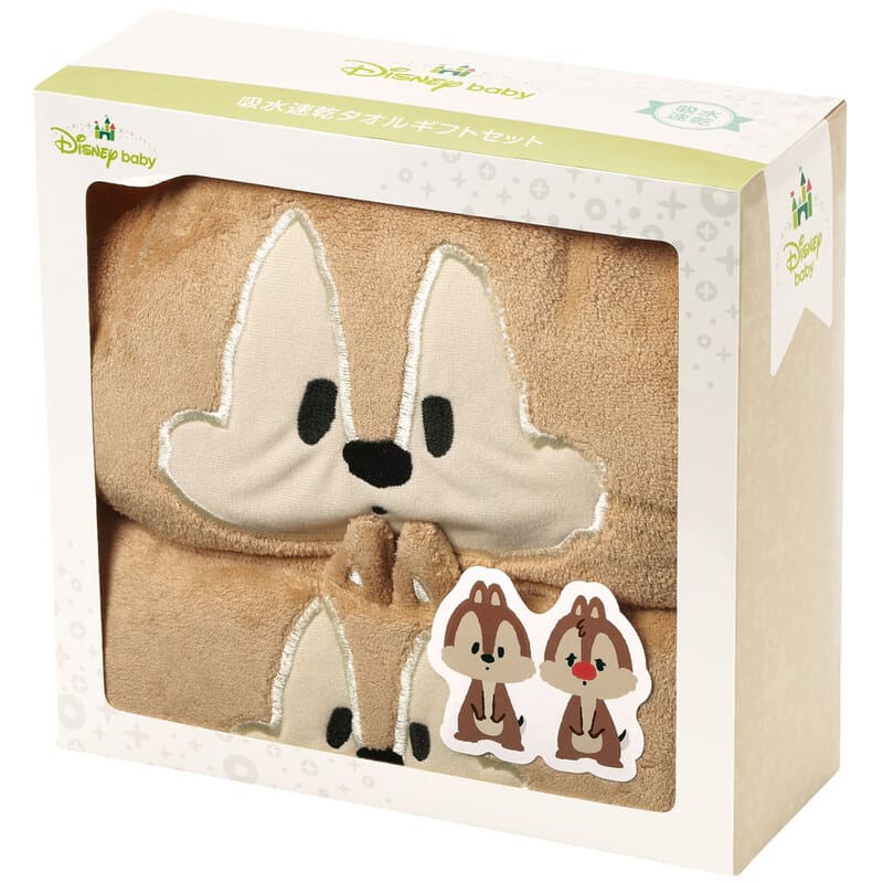 吸水速乾タオルギフトセット　チップ&デール