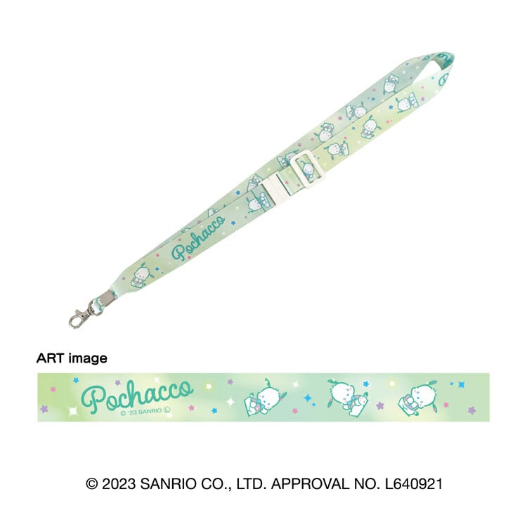 サンリオワイドネックストラップ（ポチャッコ）