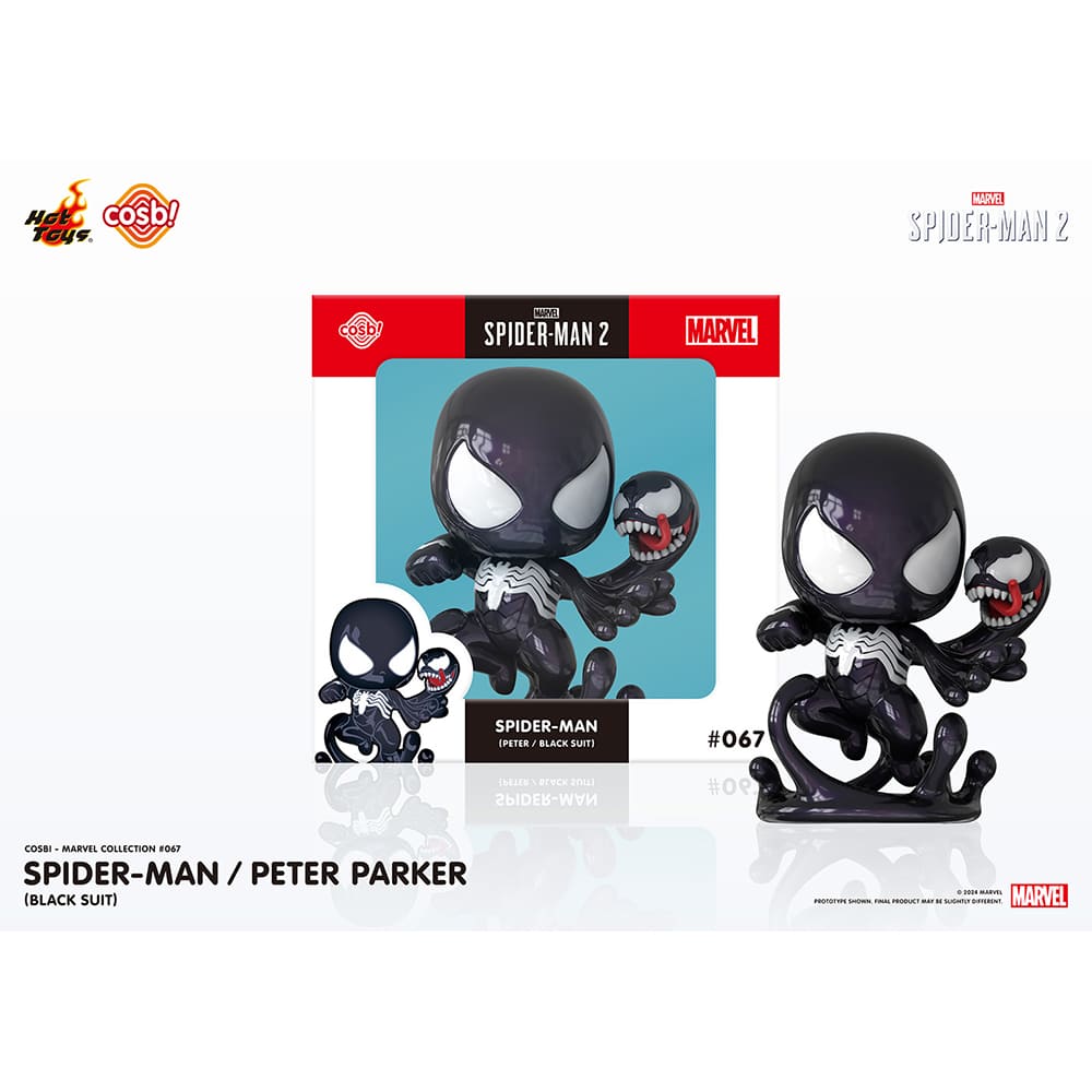 【コスビ】#067 スパイダーマン／ピーター・パーカー（ブラックスーツ）［ゲーム『Marvel's Spider-Man 2』］